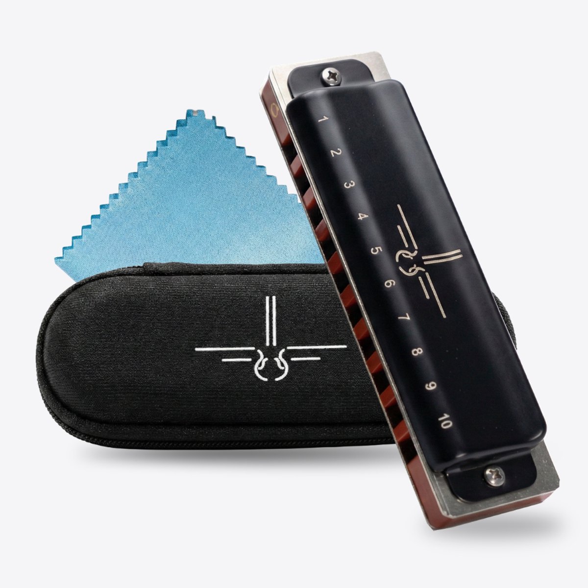 PRO Mondharmonica C – Blues & Folk Harmonica voor Volwassenen en Kinderen – Professionele Kwaliteit – Inclusief Opbergdoos