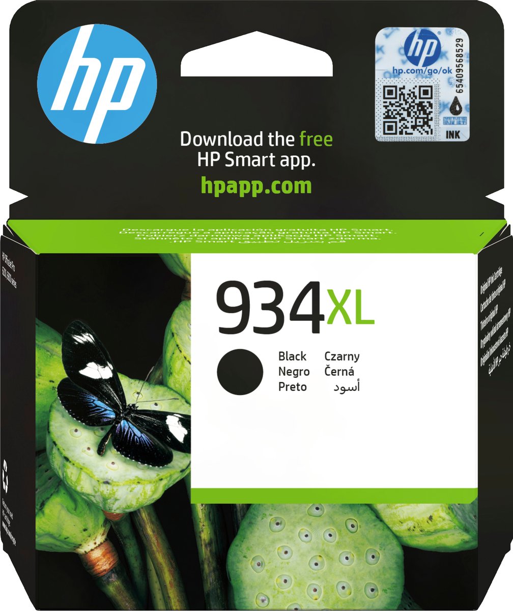 HP 934XL - Inkcartridge - Origineel - Hoge Capaciteit - Zwart