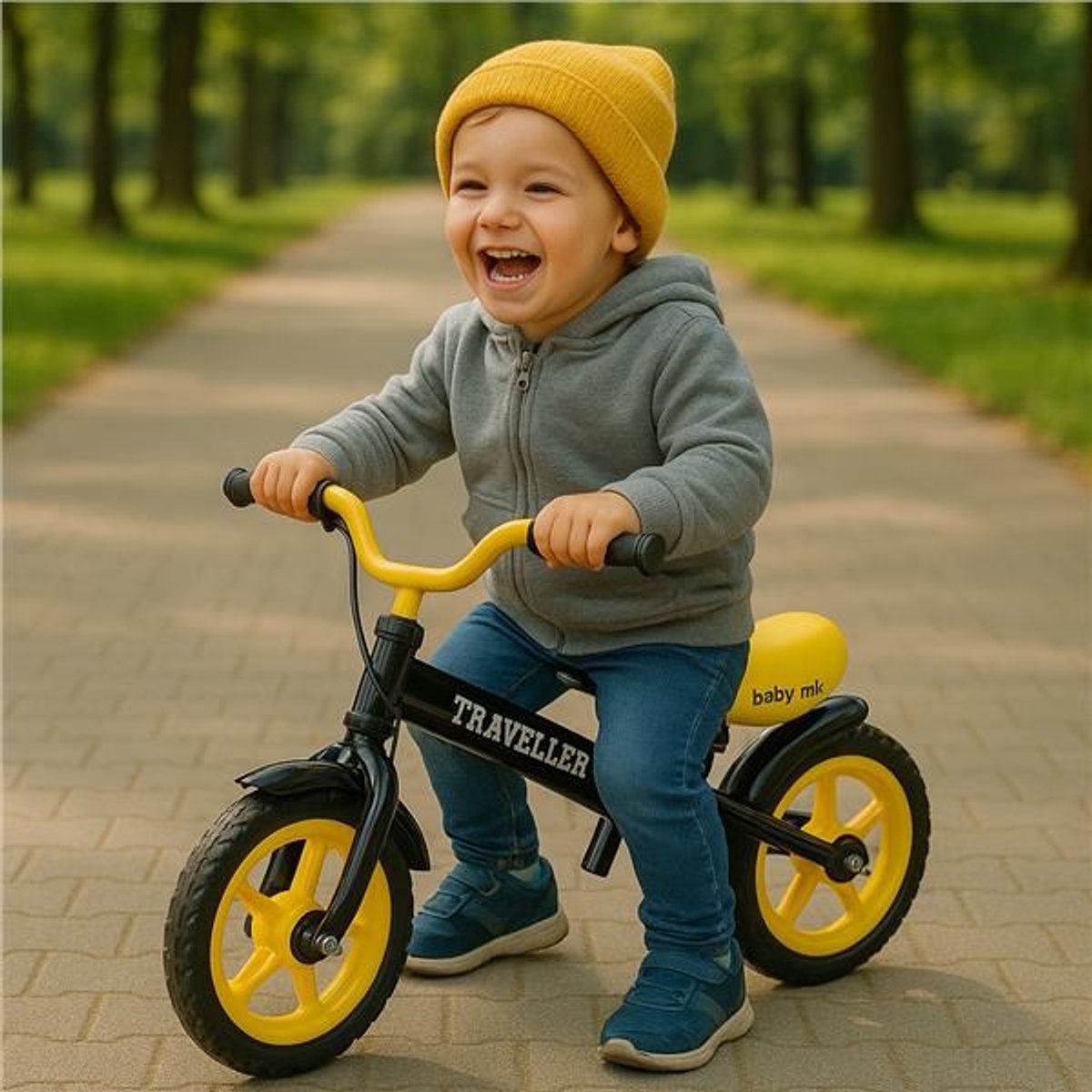 Baby Mix Traveller Loopfiets met Voorrem