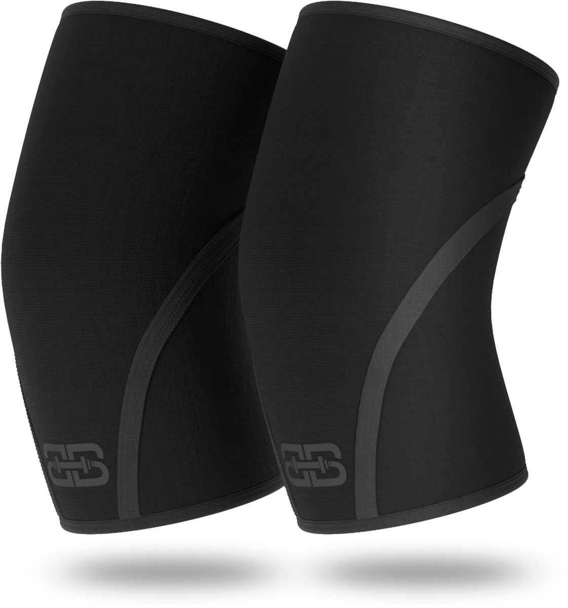 Barbelts Knee sleeves Onyx - 5mm - Maat (knieomtrek): XS: 31 - 33.5 cm