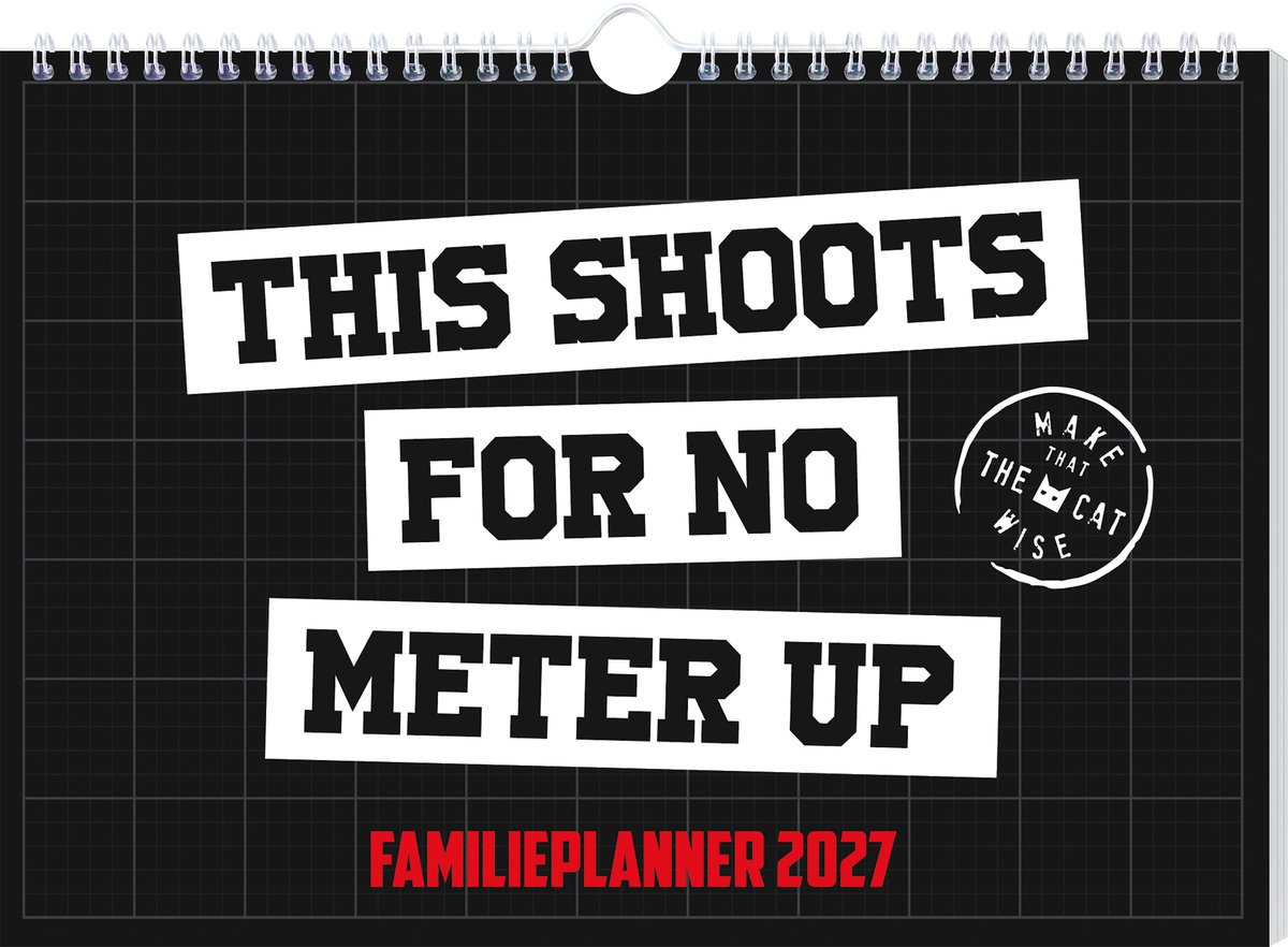 Make That The Cat Wise Familieplanner 2027