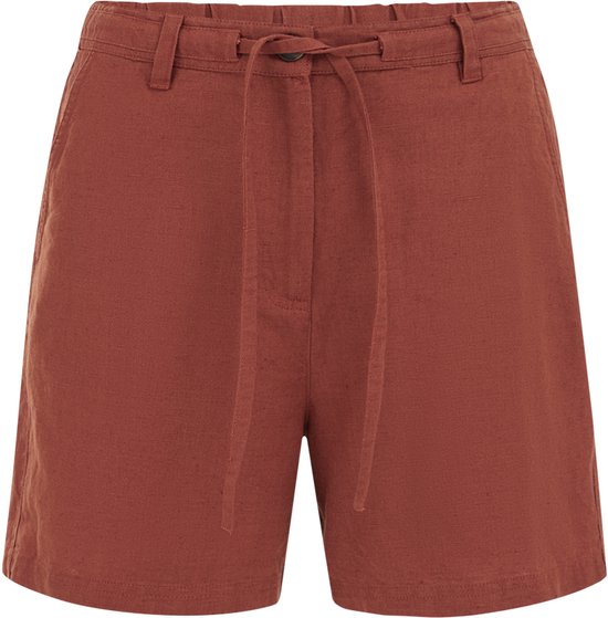 WE Fashion Short femme en lin mélangé