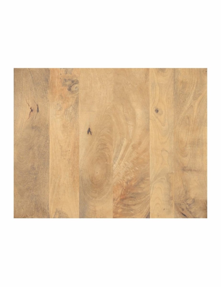 tafelblad - 70x70 - cm - massief - mangohout - bewerkt - horeca - bistro - restaurant - industriele - tafelbladen - 70x70x2,8 - cm