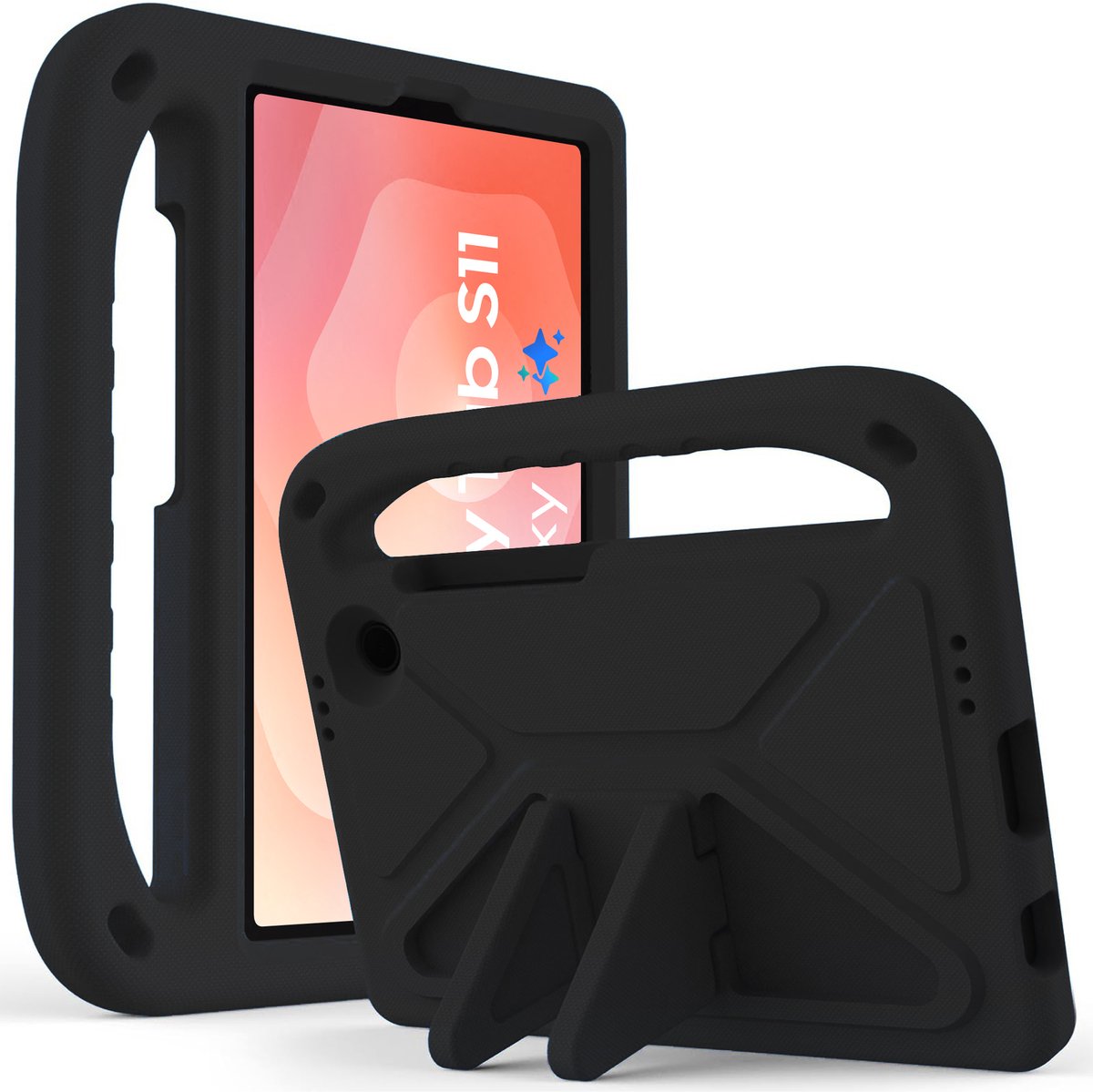 Kinder Tablet Hoes geschikt voor Samsung Galaxy Tab S11 – Zwart