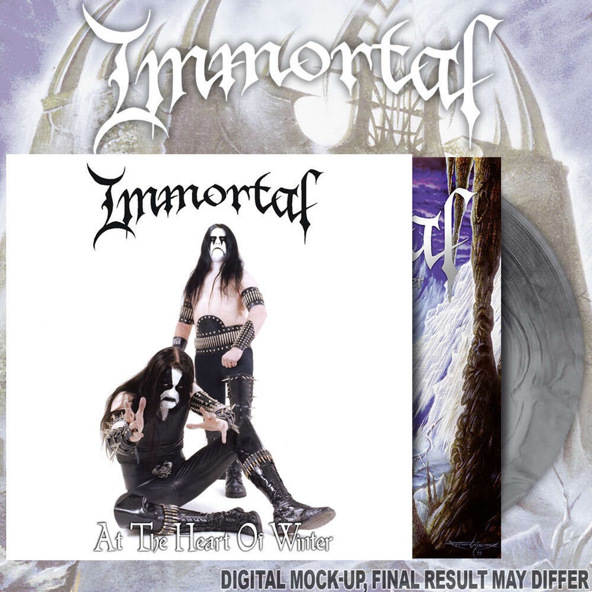 Immortal - At the Heart of Winter (black & silver galaxy vinyl)