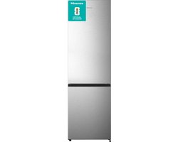 Hisense RB329N4ACE - Koel-vriescombinatie - Energielabel E - No-Frost - RVS - Multi Air Flow - Fast Freeze - 255 Liter