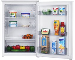 Tomado TLT5501W tafelmodel koelkast energiezuinig - 126 liter - Zonder vriesvak - 55 cm breed - Zeer stil: 35 dB - Led-verlichting - Energielabel C - Vrijstaand - Wit