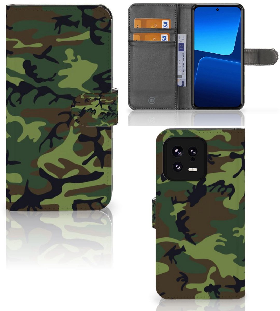 Xiaomi 13 Telefoon Hoesje Army Dark