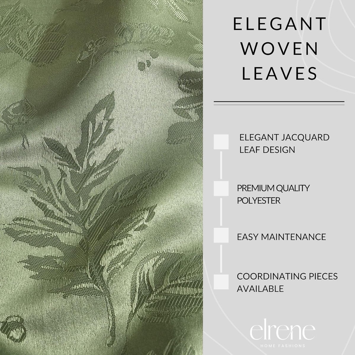 Elegant Geweven Bladeren Jacquard Tafelkleed voor Herfst en Thanksgiving