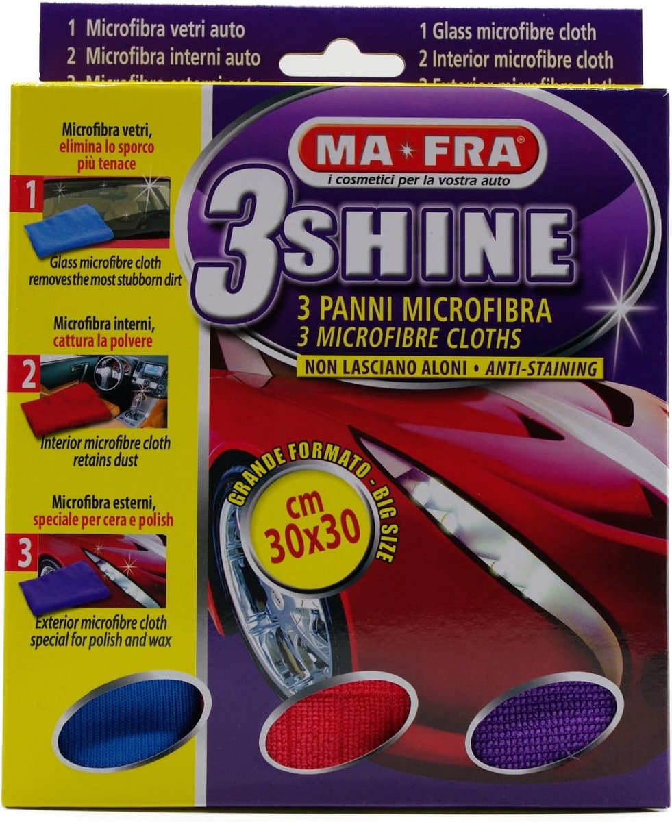 Microvezeldoeken Set van 3 - Perfect voor Schoonmaak en Onderhoud