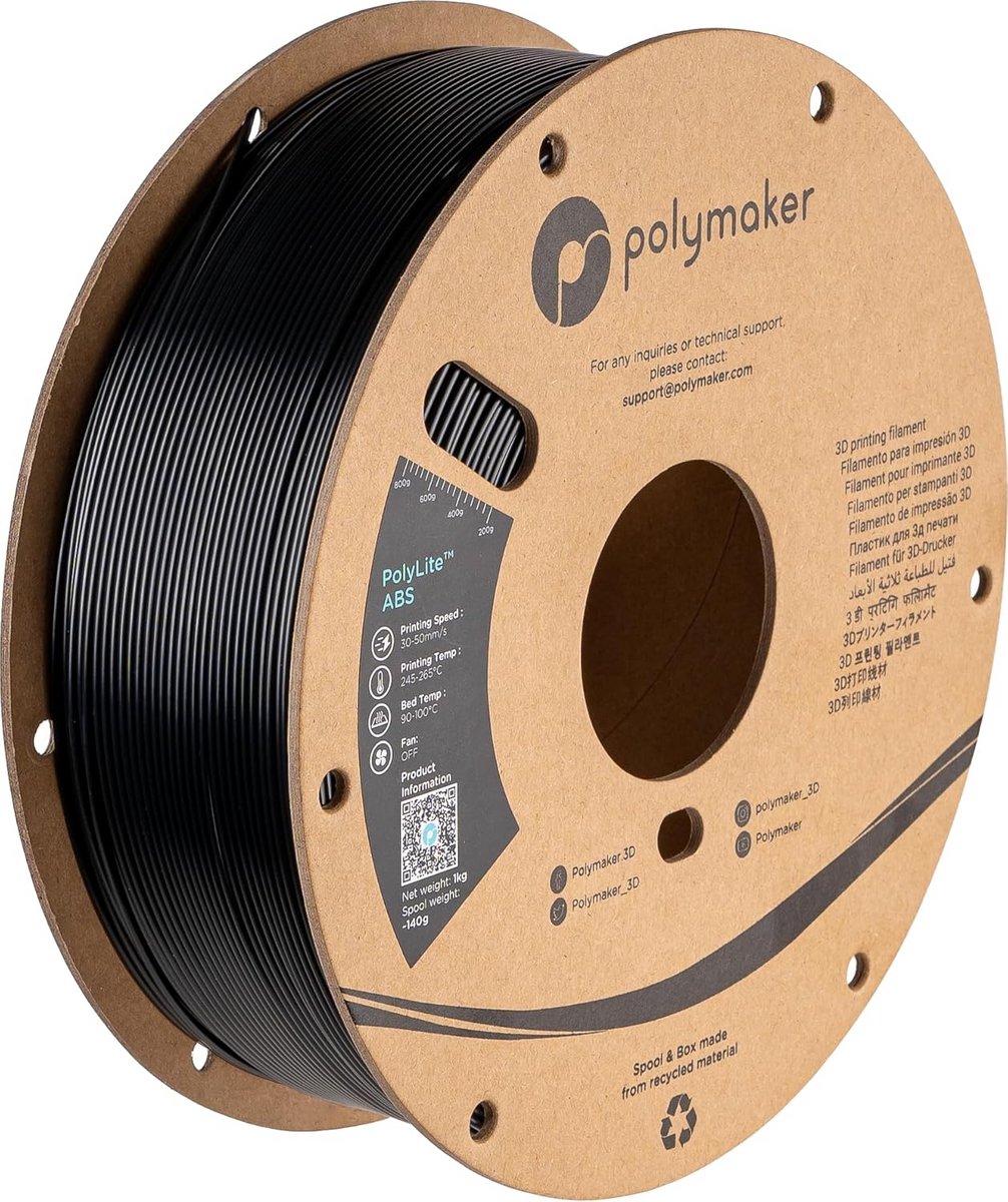Zwart 3D-Printer Filament 1,75 mm - Weerbestendig en Hittebestendig