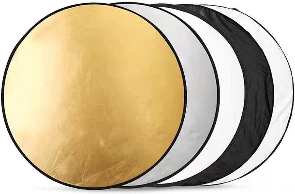 5-in-1 Reflector Fotografie Set - Vouwreflector 60 cm