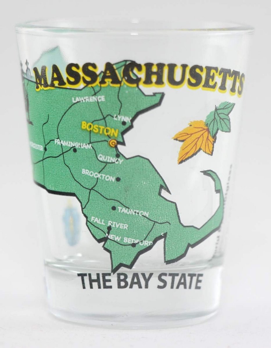 Massachusetts Souvenir Shot Glass - All-American Collection