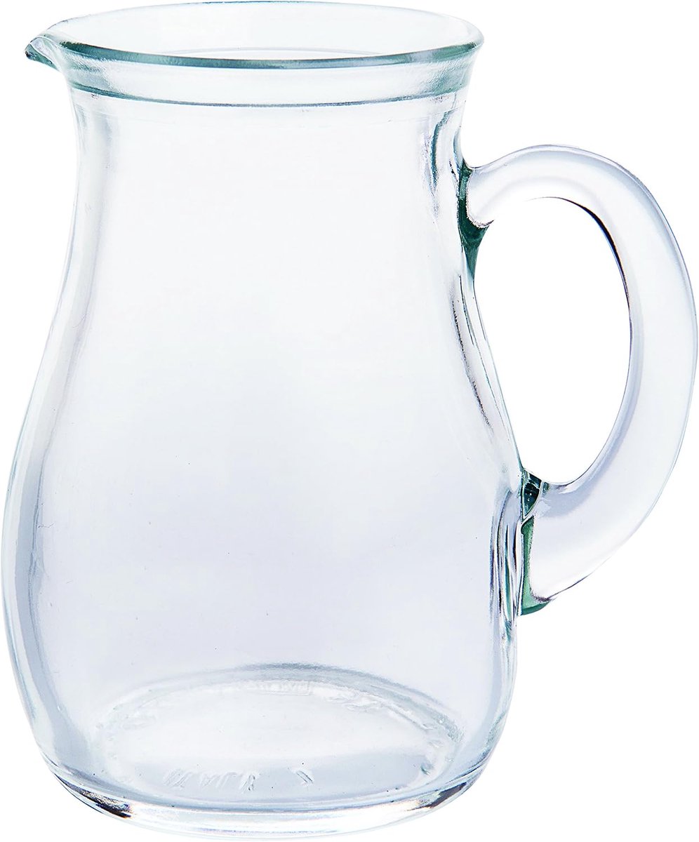 Klassieke Glas Karaf 1L - Transparant 14x12x17 cm
