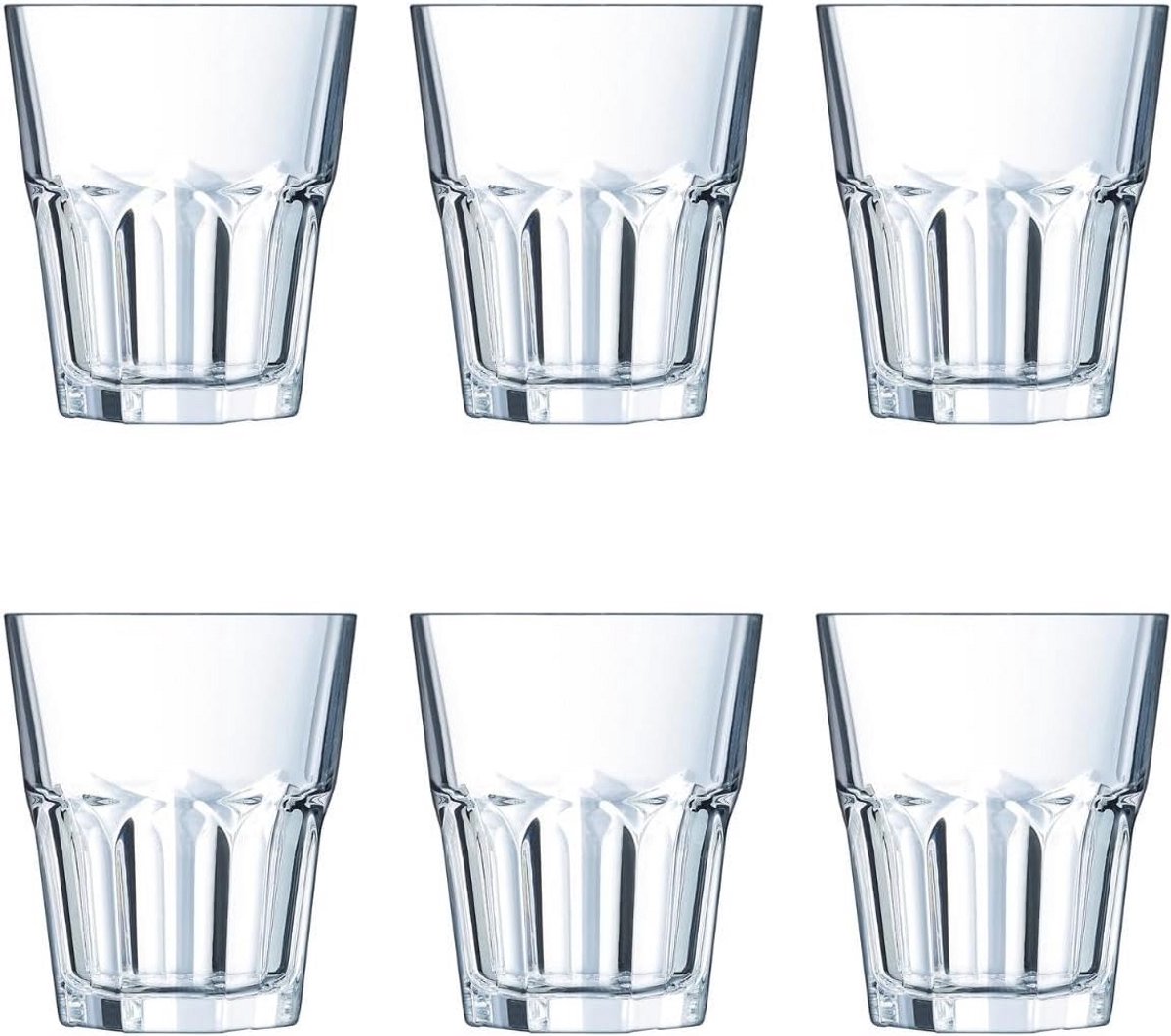 Transparante Whiskyglazen Set van 6 - 350ml Glas