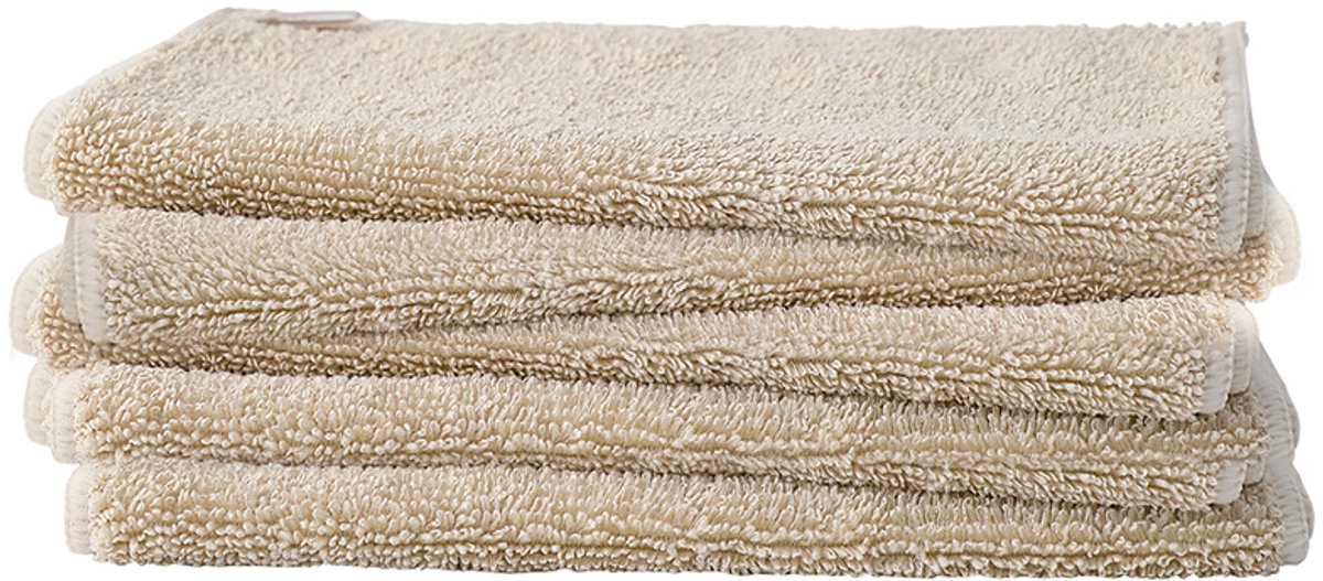 Microvezel vaatdoek - keukendoek - duurzaam - 4-pack - kaki - 25x25cm