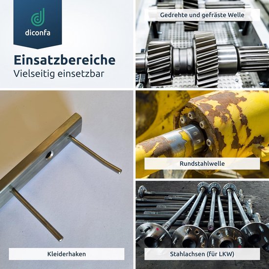 Rondstaal S355 J2+C - Ø 20 mm x 1000 mm - optimaal voor industrie en doe-het-zelf — afbeelding 3
