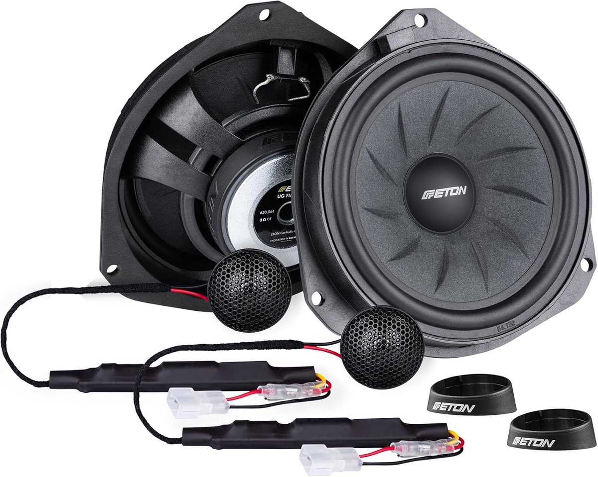 Plug & Play Componentensysteem voor Fiat Ducato - 16,5 cm (6,5 inch) Luidsprekers