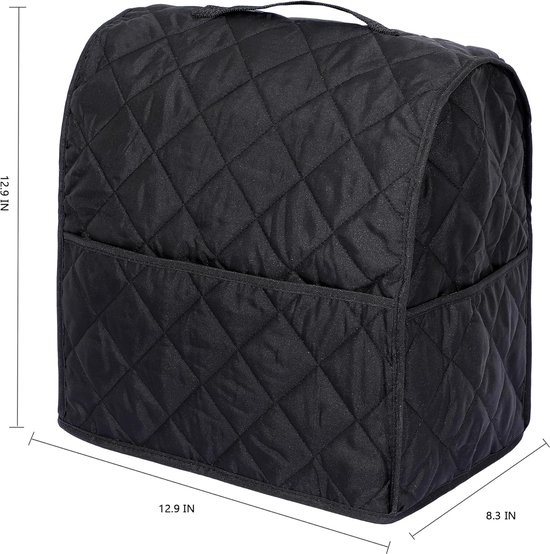 Beschermhoes voor staafmixers met 3,5 liter kantelbare kop en accessoirevakken in zwart van Merkloos — afbeelding 2