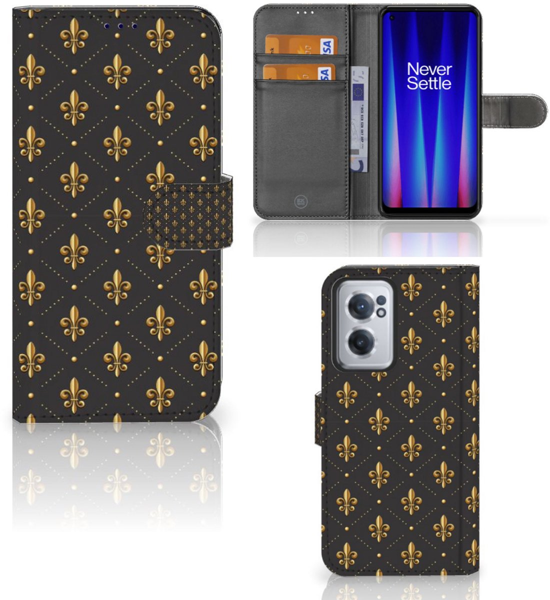 OnePlus Nord CE 2 Telefoon Hoesje Franse Lelie