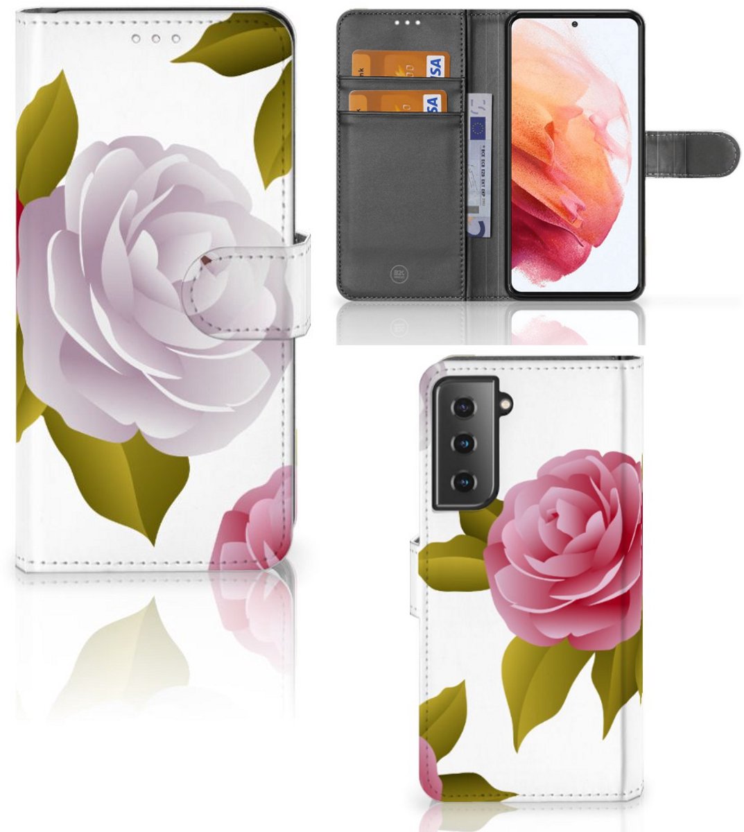 Samsung Galaxy S21 Hoesje Roses