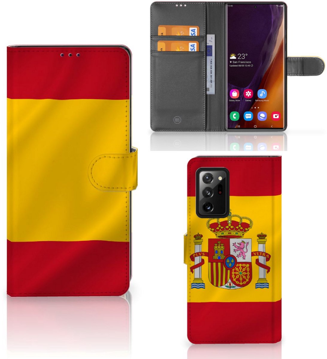 Samsung Galaxy Note20 Ultra Bookstyle Case Spanje