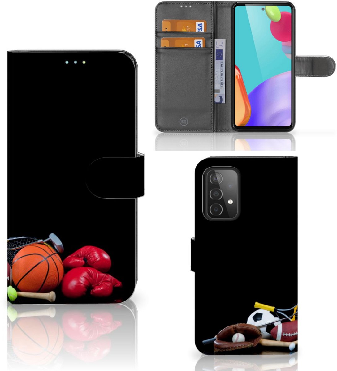 Samsung Galaxy A52 Wallet Case met Pasjes Sports
