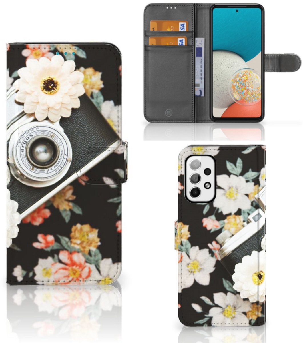 Samsung Galaxy A73 5G Telefoonhoesje met foto Vintage Camera