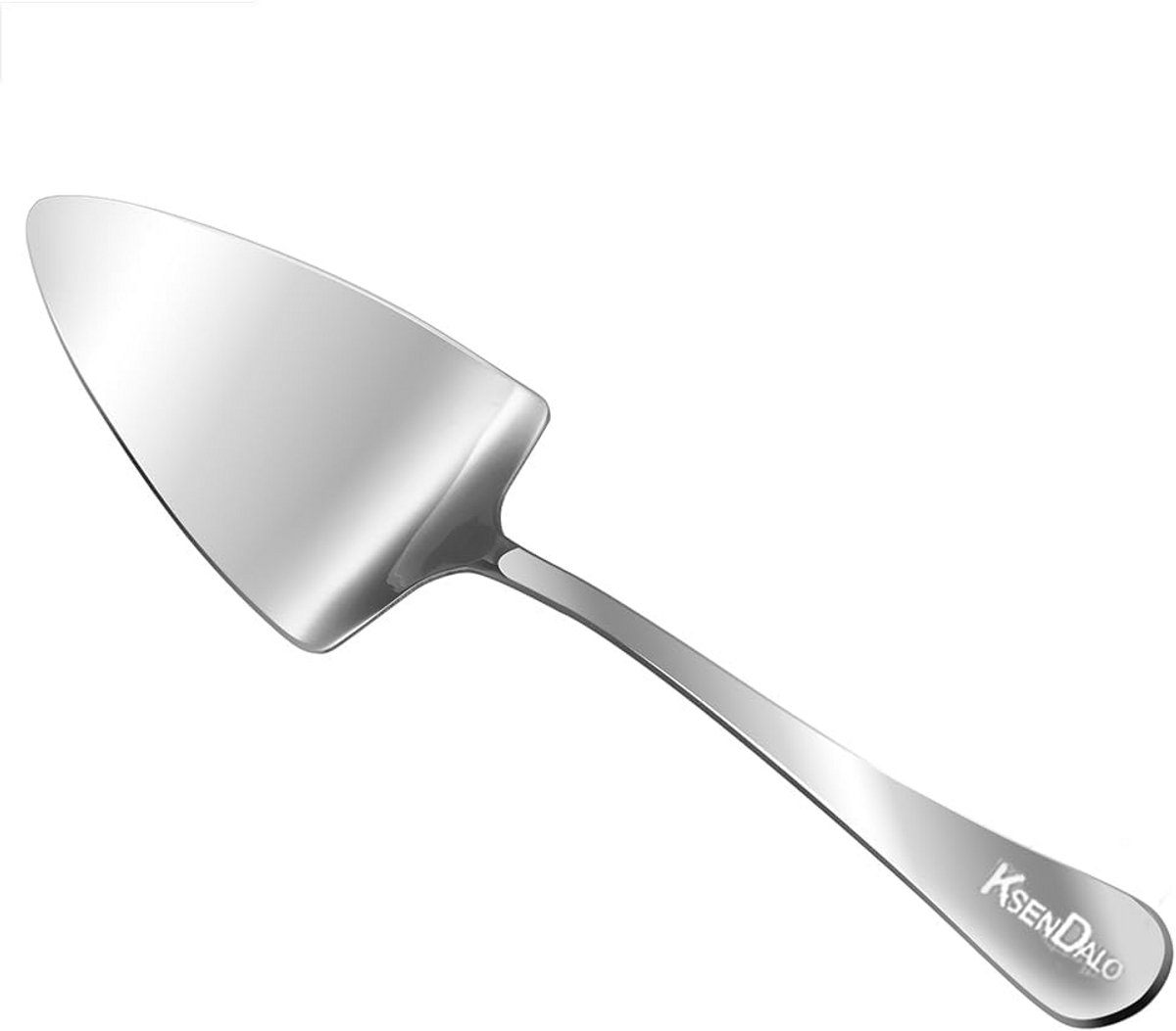 Stainless Steel Cake Server - Wide Dessert Slicer & Pizza Cutter
