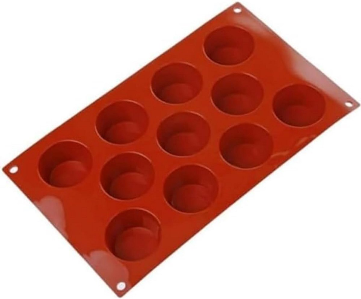 Mini Muffin Siliconen Mold - Ø51mm en 28mm Hoog