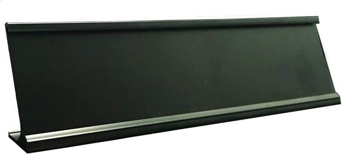 Desktop Naamplaathouder 10" x 2" - Stevig en Duurzaam