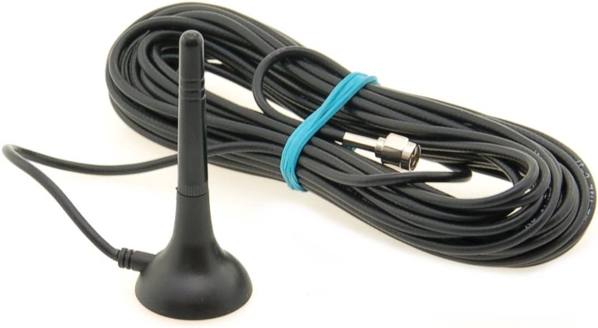 Antenne met magneetvoet voor 2G, 3G, 4G met SMA/M-stekker en 8m kabel