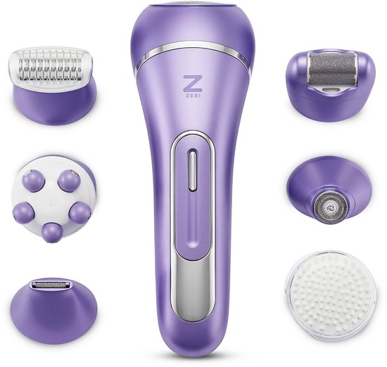 Ladyshave voor Vrouwen 7 in 1 - Bikinitrimmer - Epilator - Waterdicht - Eeltverwijderaar - Zeri