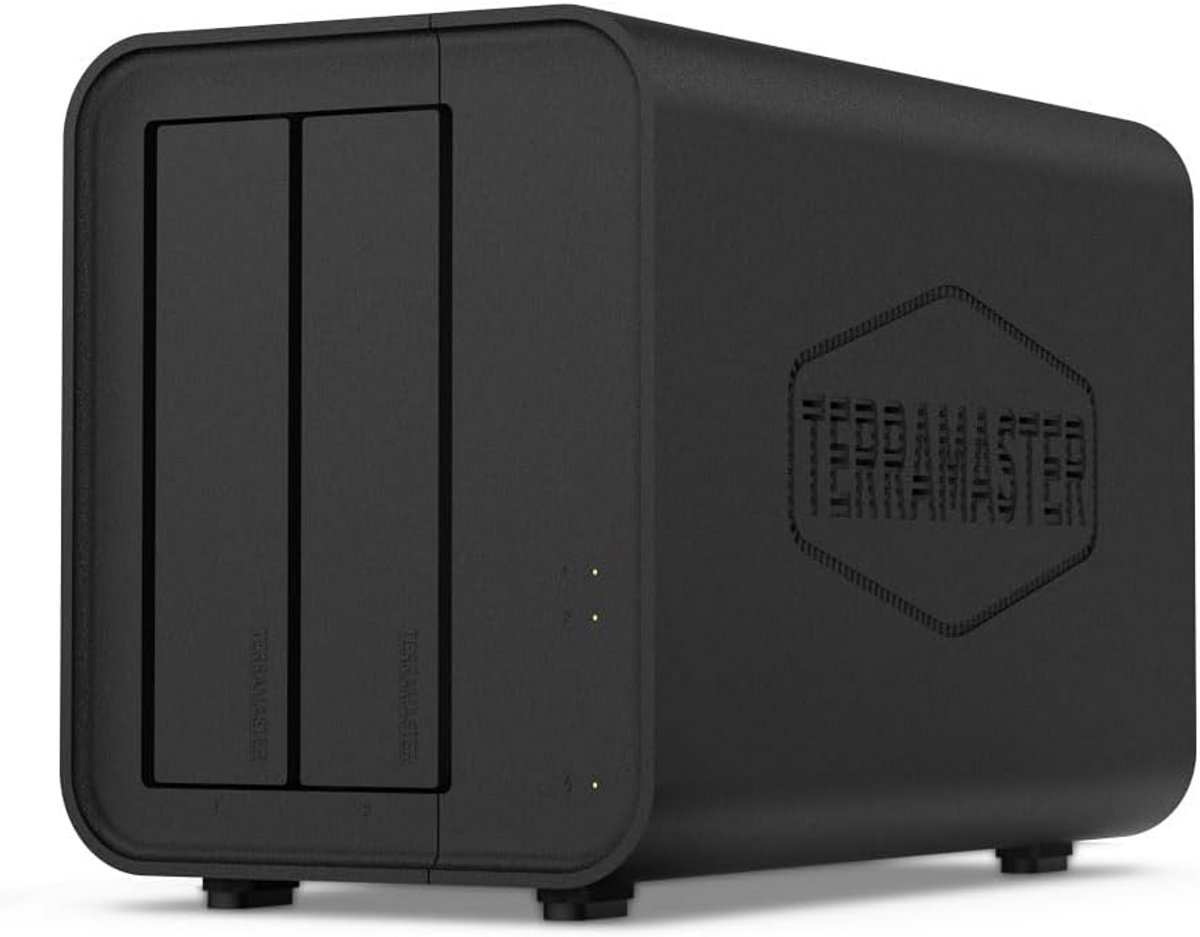 TerraMaster D2-320 USB 3.2 (Gen2) 10Gbps Memory External Hard Drive Enclosure Support RAID 0/1/single/JBOD (without hard drive)