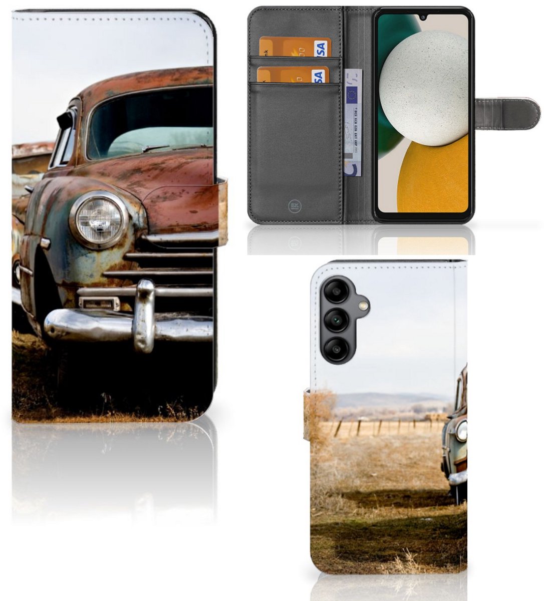 Samsung Galaxy A34 Telefoonhoesje met foto Vintage Auto