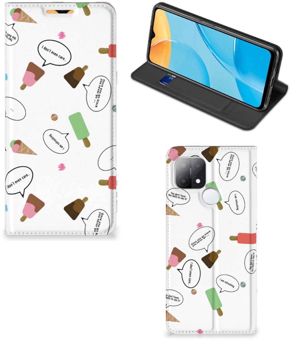 OPPO A15 Flip Style Cover IJsjes