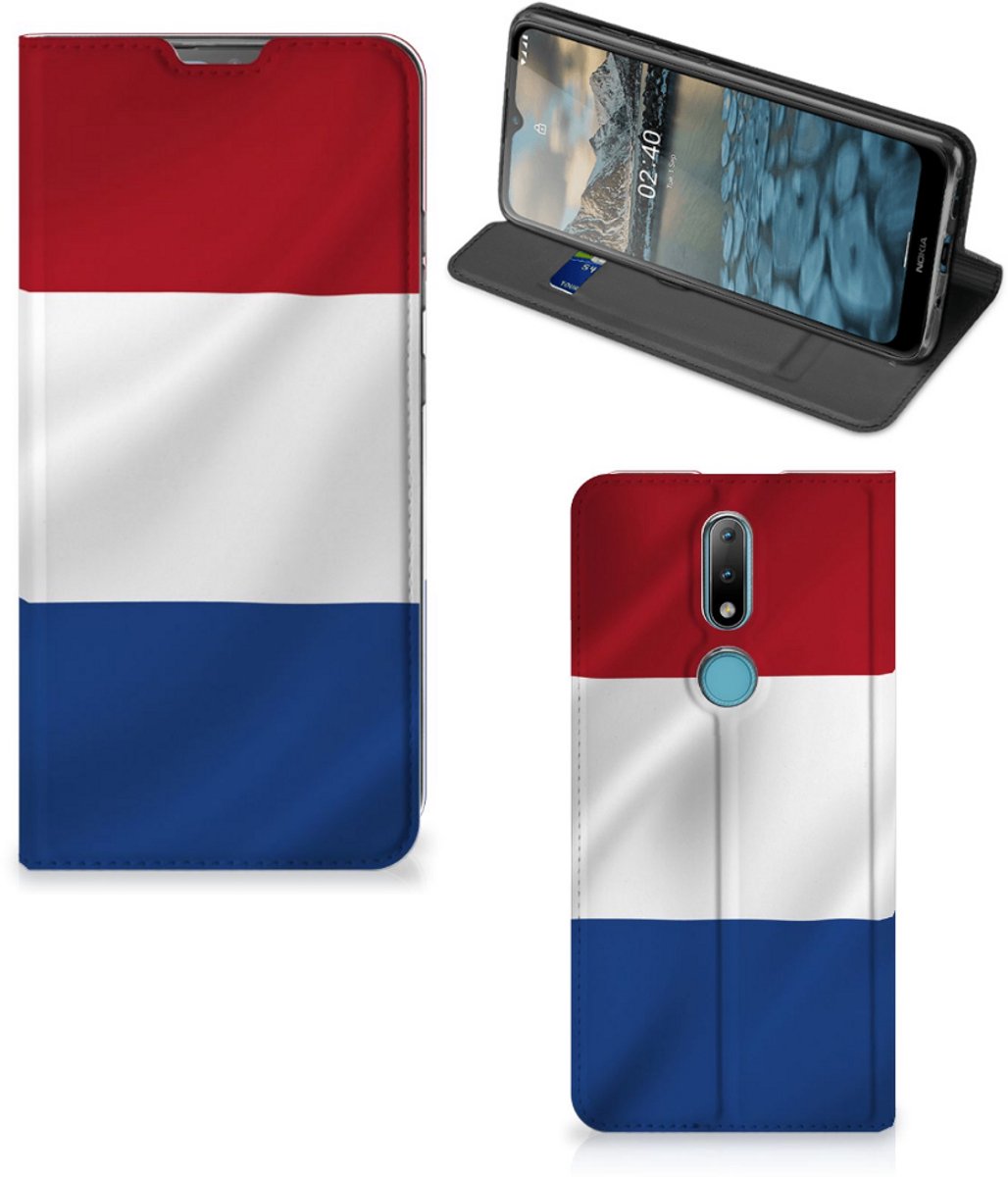 Nokia 2.4 Standcase Nederlandse Vlag