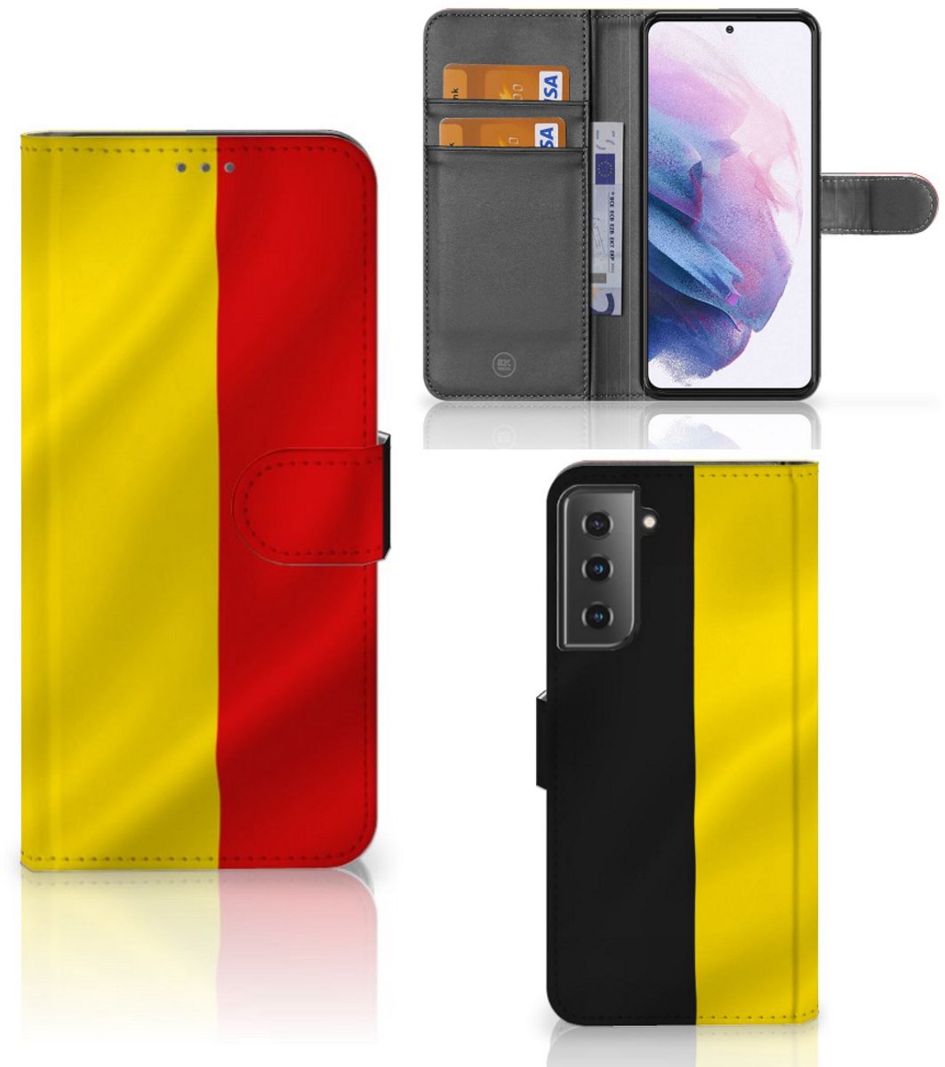 Samsung Galaxy S21 Plus Bookstyle Case Belgische Vlag
