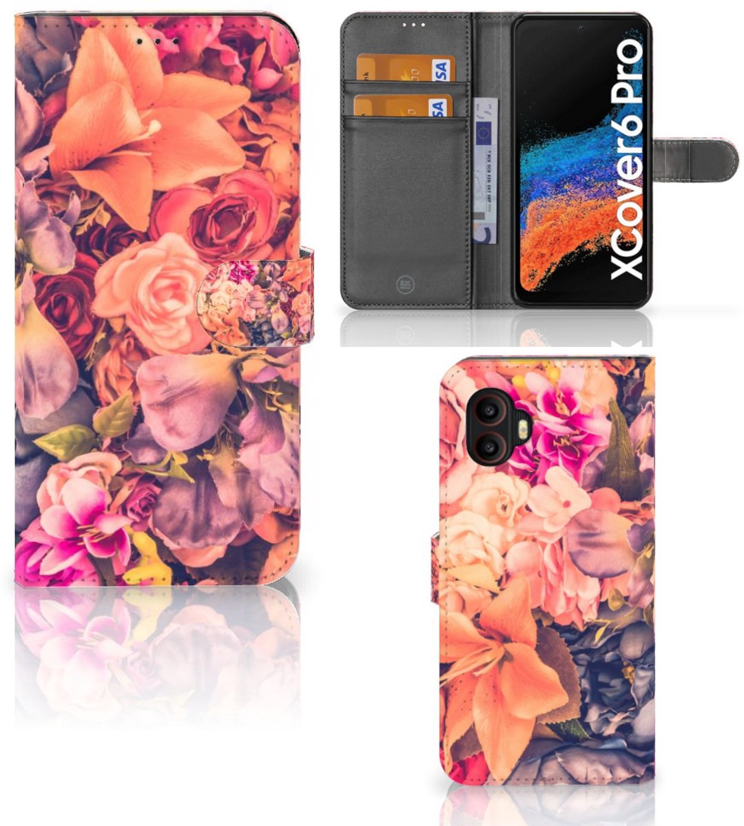 Samsung Galaxy Xcover 6 Pro Hoesje Bosje Bloemen