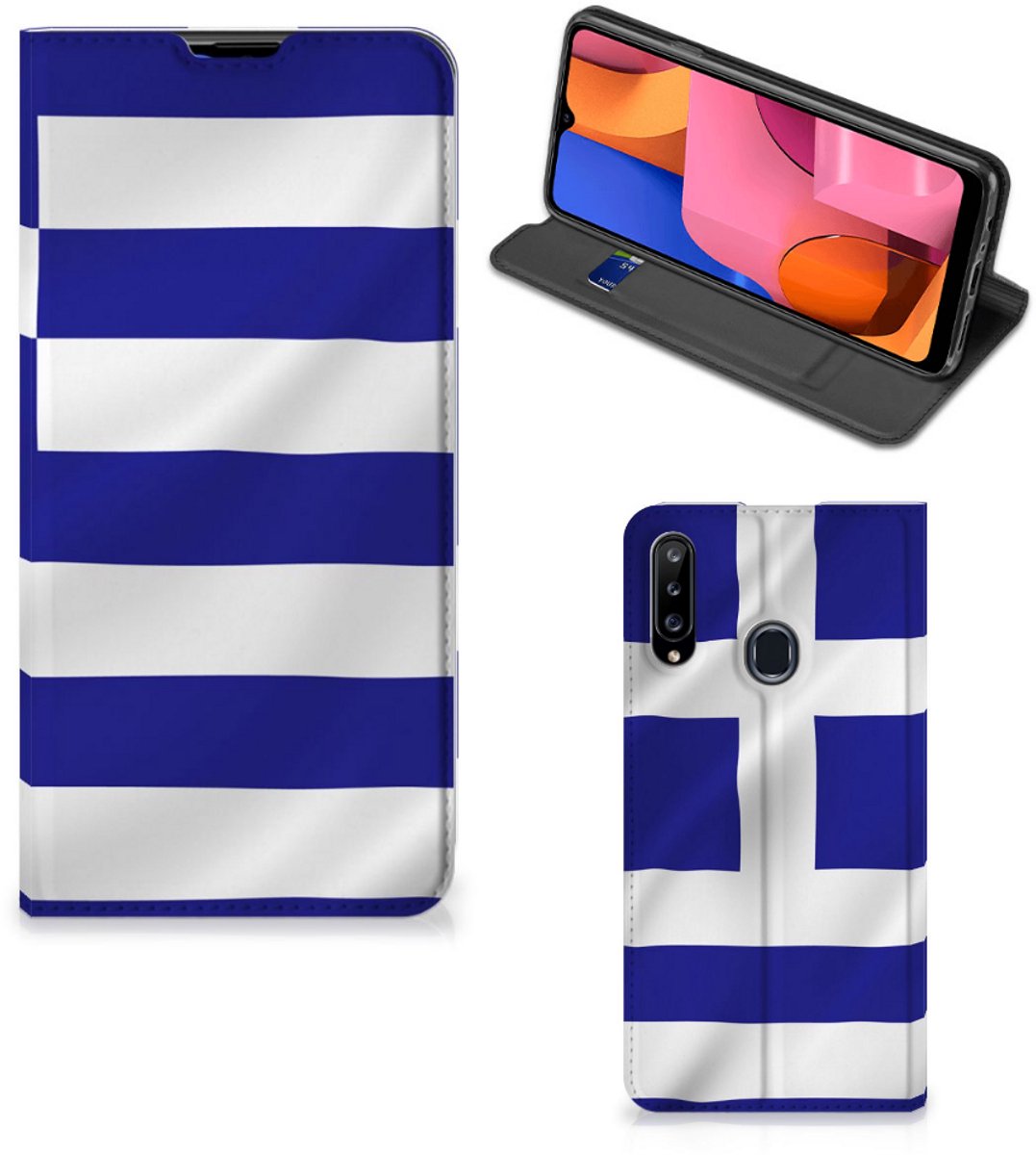 Samsung Galaxy A20s Standcase Griekenland