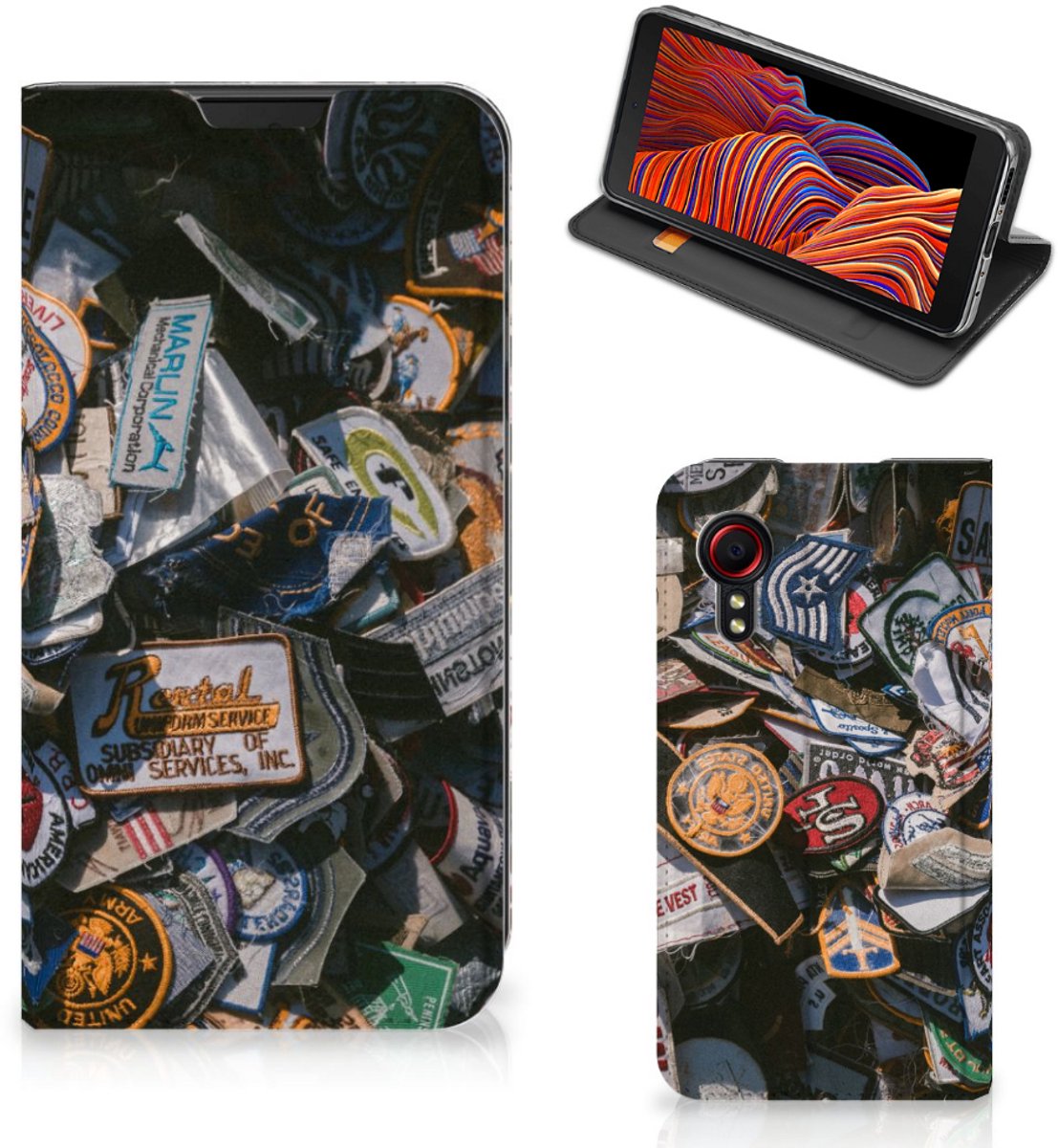Samsung Galaxy Xcover 5 Stand Case Badges