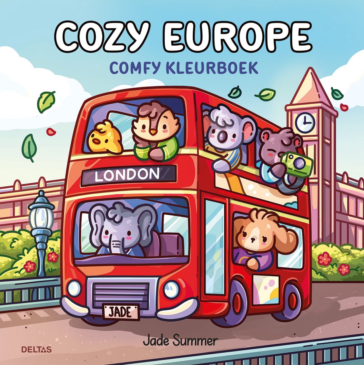Omslag van Cozy Europe - Comfy kleurboek Jade Summer
