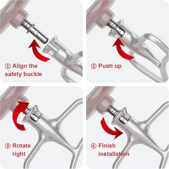 Roestvrijstalen Peddelbevestiging voor Tilt-Head Stand Mixers 4.5-5Qt van Merkloos — afbeelding 2