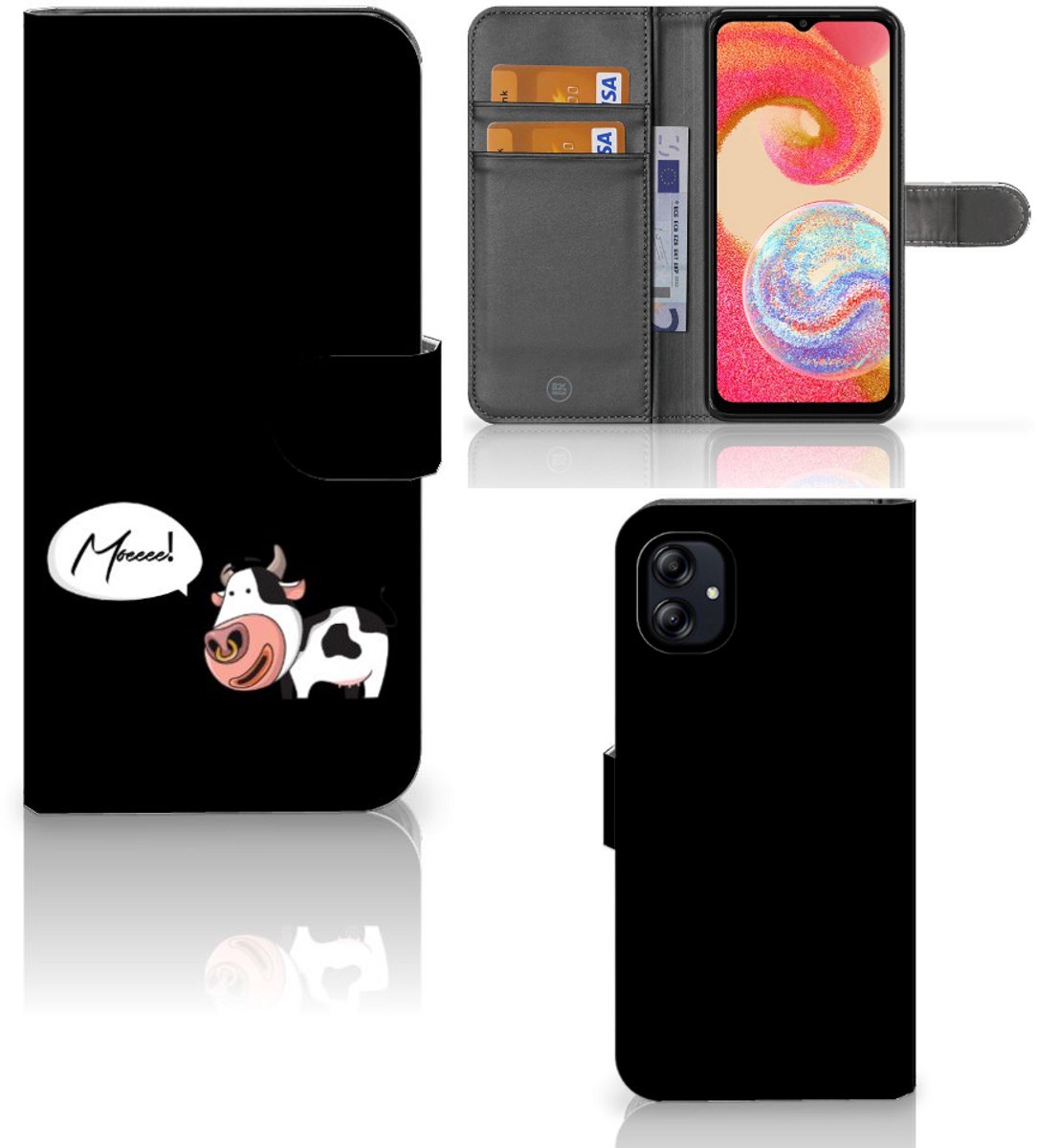 Samsung Galaxy A04e Leuk Hoesje Cow