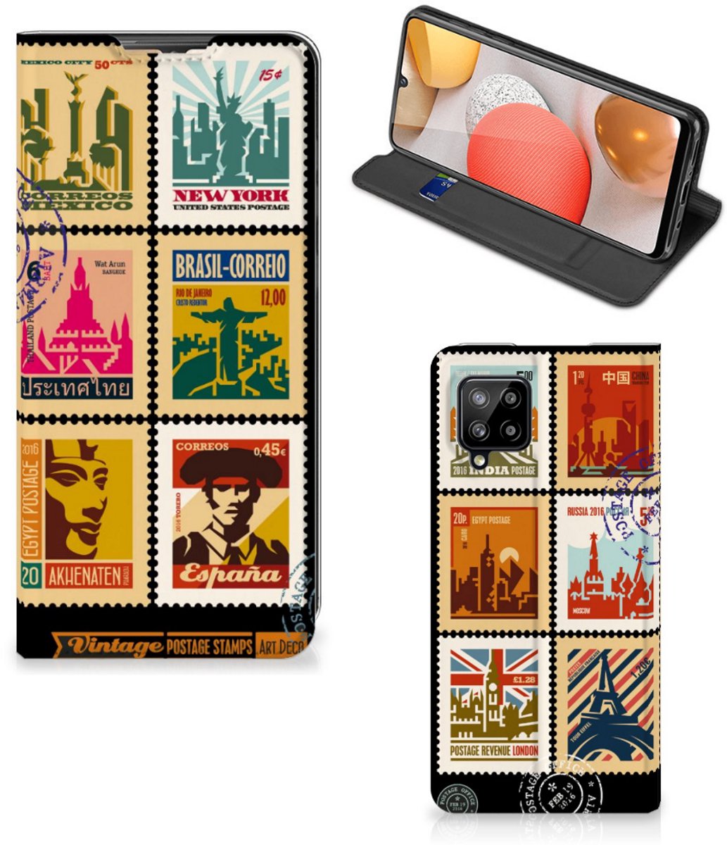Samsung Galaxy A42 Book Cover Postzegels