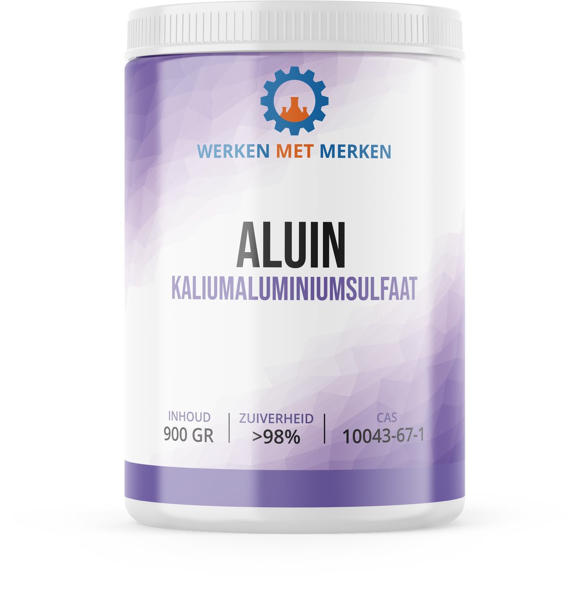 Aluin - Kaliumaluin- Aluin poeder - 900 Gram