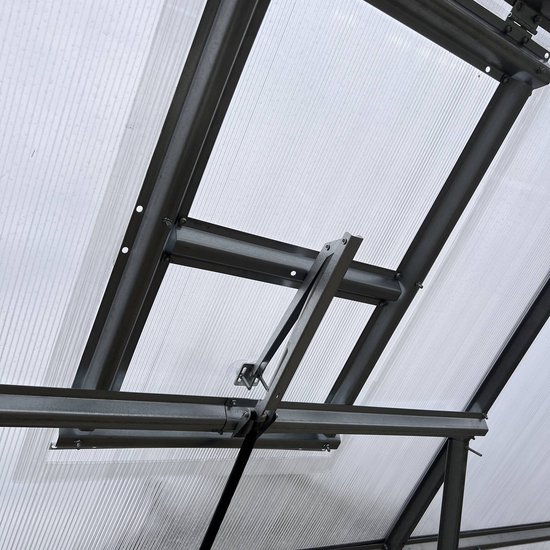 KLASIKA DROP Fenêtre de toit pour Serres - Ouvre-fenêtre Automatique - Polycarbonate - Ventilation Efficace - Durable et Conviviale