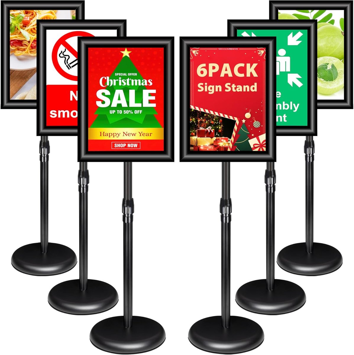 Verstelbare Bordstandaard A3 - 6 Stuks voor Posters en Menu's