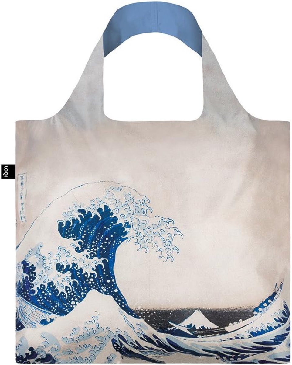 Museum Boodschappentas - Hokusai Great Wave - 50 cm