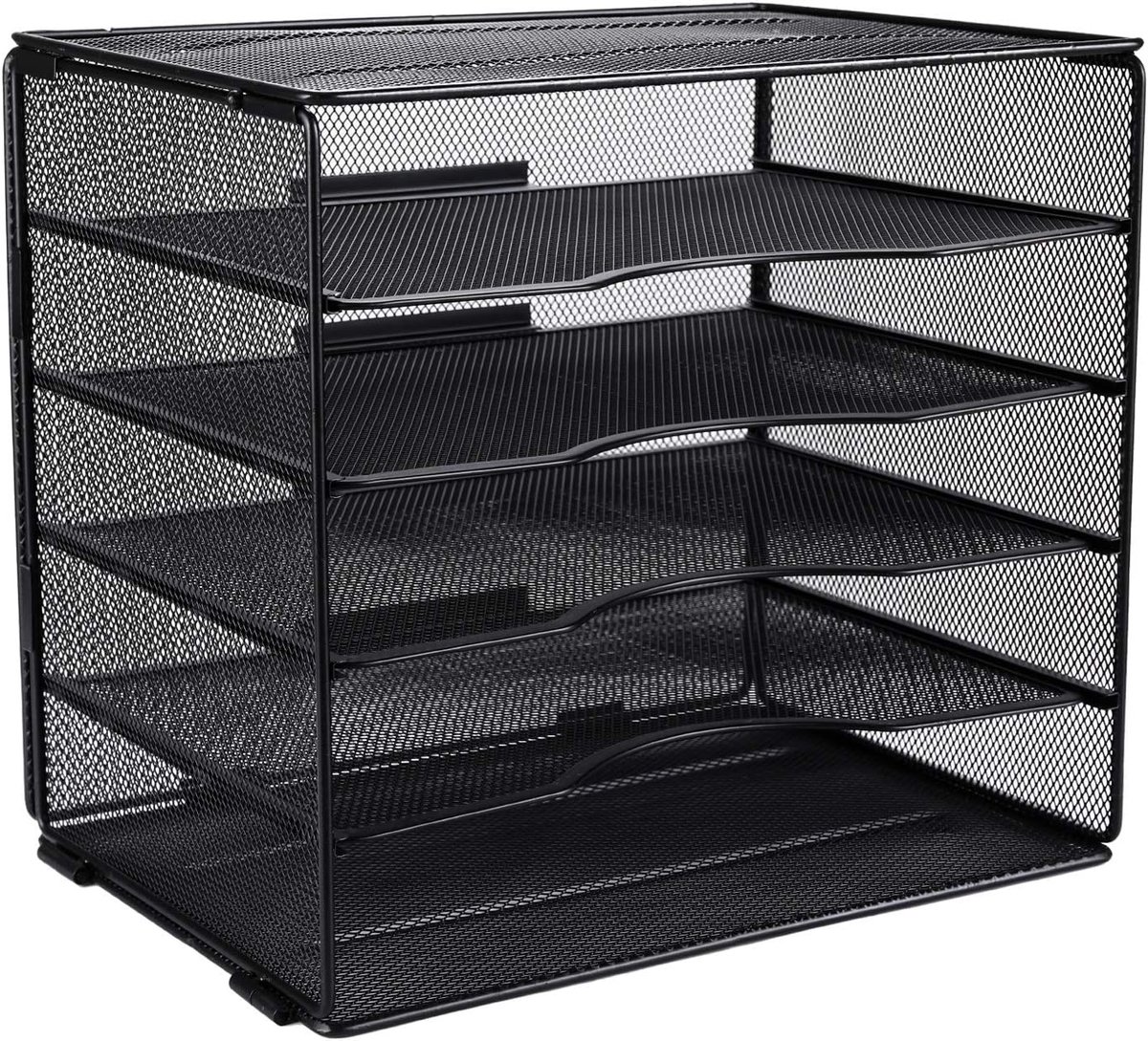 5 Laags Metalen Bureaulade A4 - Papierorganisator & Archiefrek
